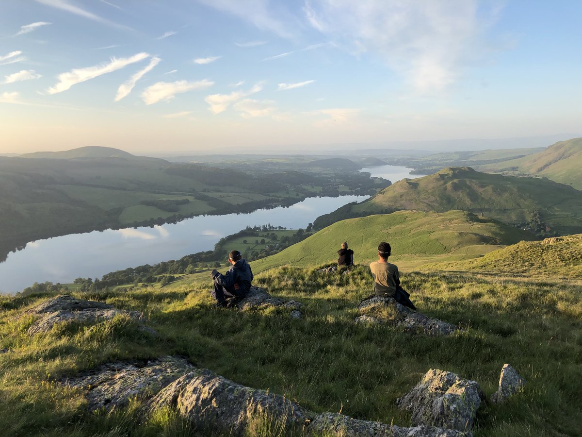StColumbasPSpo's tweet photo. #HillTeam taking a moment of silent reflection to appreciate our wonderful world and this incredible view. #LD2018 https://t.co/srwq4Dx00n