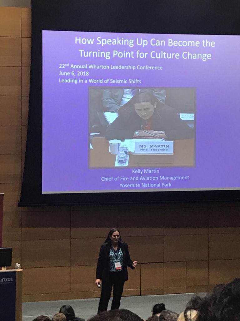 FionaJamison's tweet photo. Speaking up can become the turning point for culture change - lessons from #KellyMartin Time Magazine person of the year @Wharton #wlc22 https://t.co/6aNFijuAzH