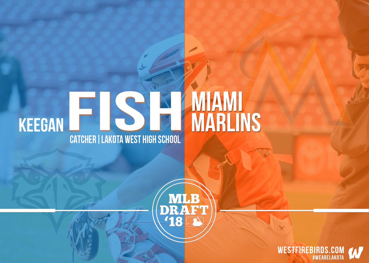 westfirebirds's tweet image. .@Marlins select Lakota West HS C Keegan Fish in the 13th round (#387). #WestPride #mlbdraft2018 @keeganfish @FirebirdTweets @LakotaWestAD @gmcsports @MikeDyer @rickcassano @Elise_JesseWLWT @Jerry_Snodgrass @OHSAASports