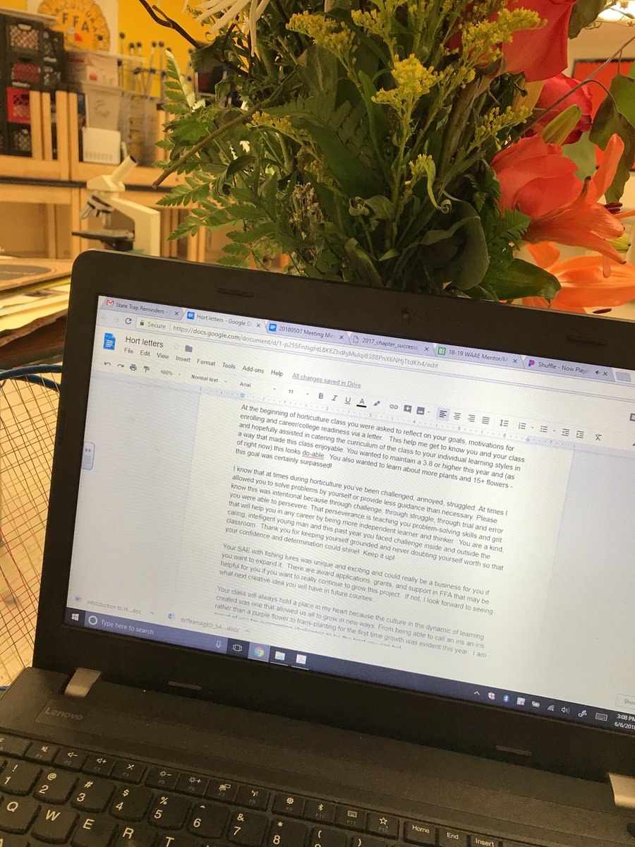 mishicotag's tweet photo. #summertime #lastdayofschool #reflection on the first day of class students wrote me letters to #individualizelearning today I write them back to reflect on their #growth #cultureshift #agedu https://t.co/g4TAkVwYst