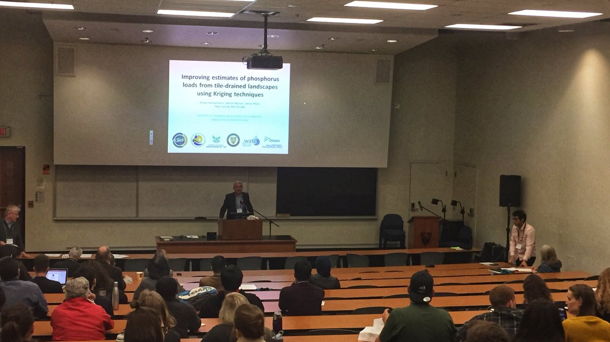 AWF team member <a href="/mazda_kompani/">Mazda Kompani</a> presents his work on improving estimates of P loads in agricultural runoff at #GWFASM <a href="/AWF_Research/">Ag Water Futures</a> <a href="/merrinm/">Dr. Merrin Macrae</a>