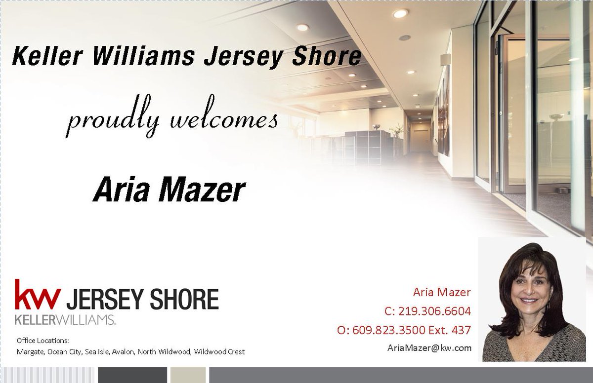 KWJerseyShore1's tweet image. Look who joined KWJS!
Let's give a HUGE KW welcome to Aria Mazer!
We are excited to be in business with you!

#MakeTheMove #kwjs #careersworthhaving #livesworthliving #businessesworthowning #kwjscareers #RealEstate #1TrainingCompany #askhowyoucanjoinKWJS  #TeamWork #WelcomeAboard