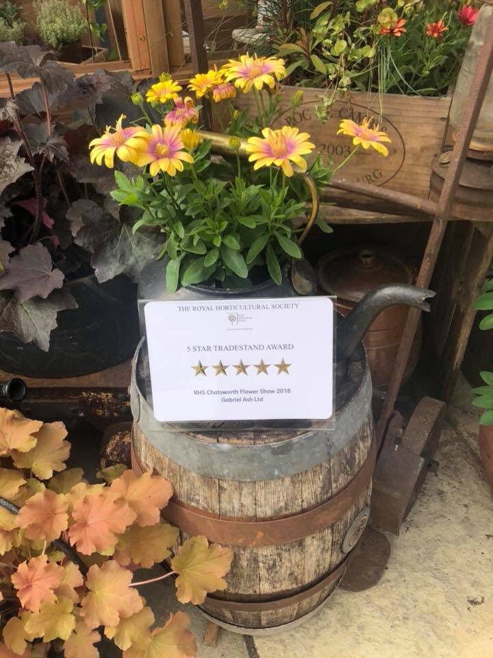 Greenhousebase's tweet photo. Brilliant news... The Gabriel Ash  Stand has just won a 5 star award at Chatsworth Flower Show!!! #GabrielAsh #RHSChatsworth #Greenhousebase https://t.co/dFRhb53UBt