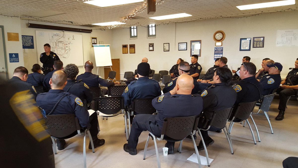 Ingleside Officers having Critical Incident Training.  #SFPD
