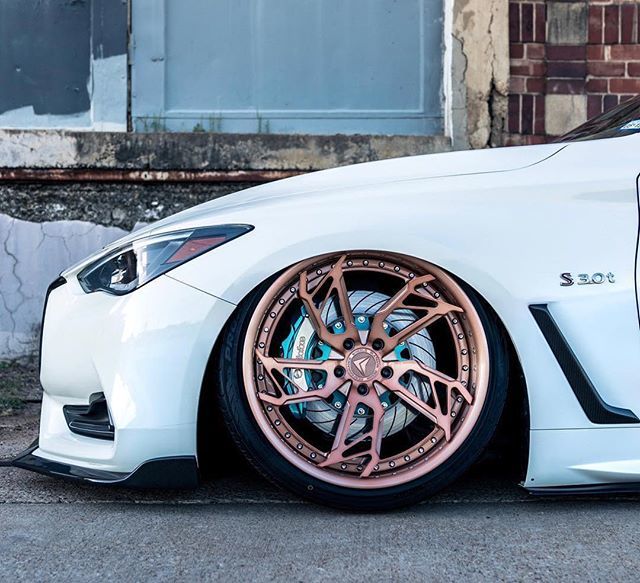 TopSpeedPerform's tweet photo. Life ain't all roses 🌹
Credit: @LoweredLife 
#rosegold #wheelswednesday #stance #dreamcar https://t.co/fWhfTvVWys