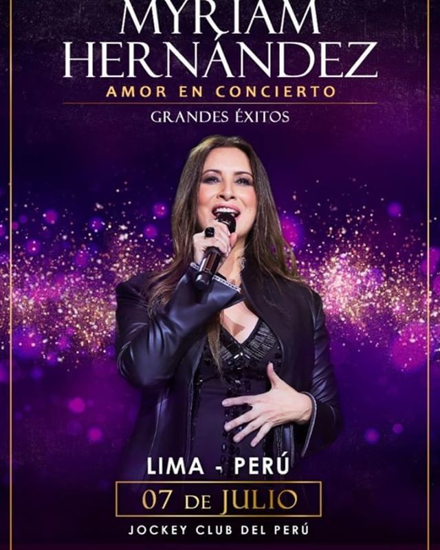 MyriamHNArg's tweet photo. #MyriamHernández regresa al Perú después de 3 años, presentando 'Amor en Concierto' el 07 de Julio en el Jockey Club de Lima.💕 #MyriamHernándezEnPerú #ConciertosLine #LineEnternainmentGroup #show #music #musica #Lima #peru https://t.co/XDy5hREIb4 https://t.co/cb2uZxaHhf