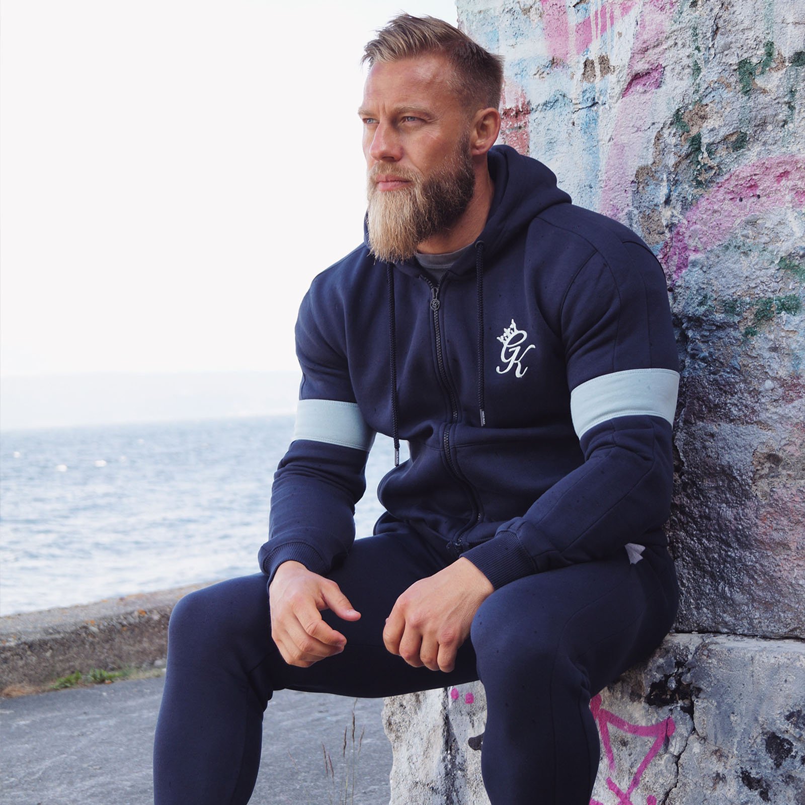 Gym king navy nights tracksuit sales