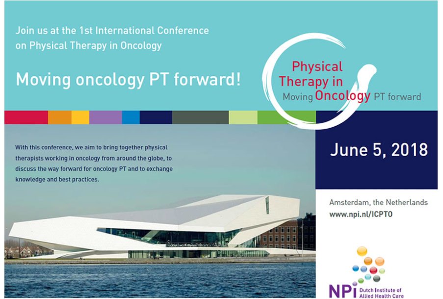 ACPOPC's tweet photo. Some fantastic tweets from those who attended the 1st International Conference on Physical Therapy in Oncology, take a look at #icpto2018 to see info about research and innovative practice @ https://t.co/nxbK0JYq7z