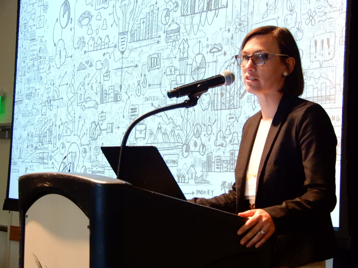 MdPublicSchools's tweet photo. Perfect photo of our keynote speaker, Elizabeth Farley-Ripple, from the first day of the 2018 Maryland Connections Summit. We will see you again tomorrow for more #data discussions! ๐#MSDESummit #MSDEData #research #maryland #education @RELMidAtlantic https://t.co/2D1E1anN14