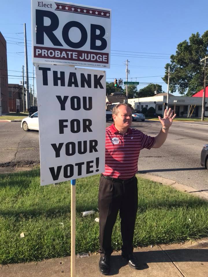 RobRobertson463's tweet photo. I am humbled by the support you showed yesterday in choosing me as the Republican Nominee for Probate Judge. I thank you again for entrusting me with your vote to keep this county strong and move it forward! https://t.co/RkfFhdr5GF