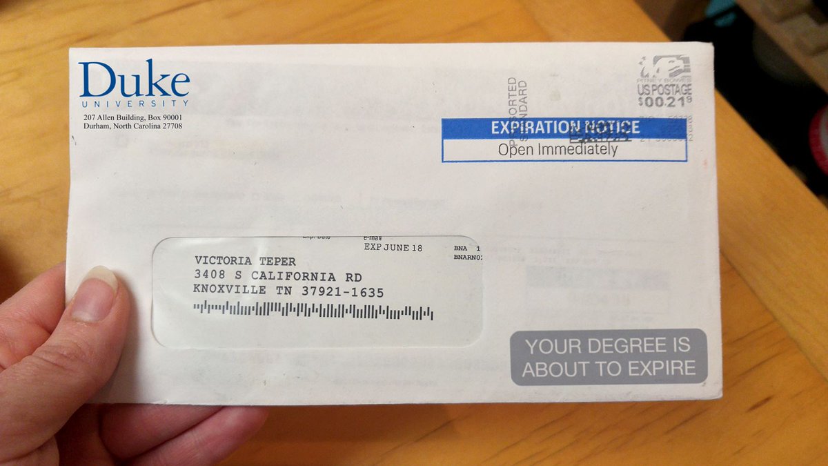 TheOnion's tweet photo. Colleges Send Out Reminder To Graduates That 2008 Degrees About To Expire https://t.co/kjmxABHI9T https://t.co/IRxJrQZDhh