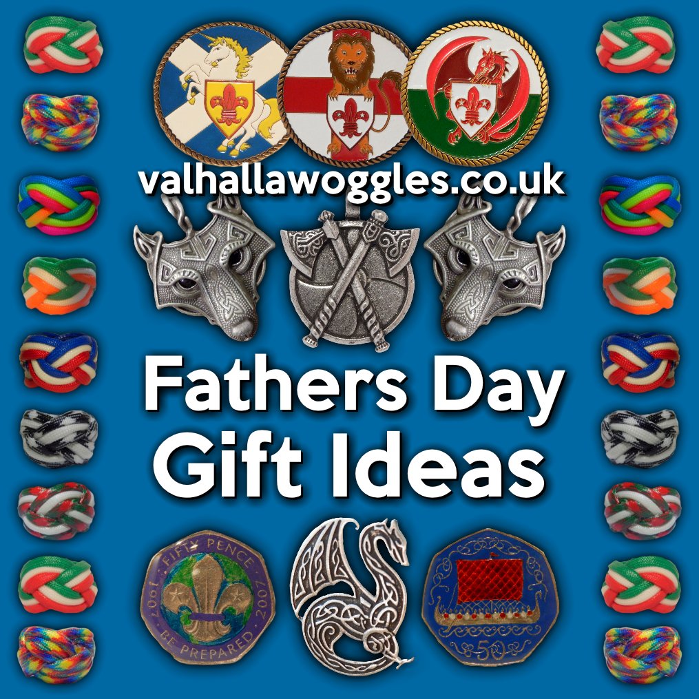 ValhallaWoggles's tweet photo. Got a father involved in Scouting? Here's some Ideas for a Fathers Day gift - https://t.co/UsjfYZ16mm #scouting #scoutwoggles #woggle #scoutsuk https://t.co/O75CnyaSXf