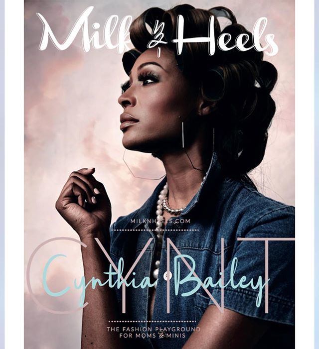 CynthiaBailey10's tweet photo. I am so honored to be featured &amp; on the June cover of @milknheels! 
This was one of my first interviews where I talked in detail about some very personal moments in my life. @milknheels celebrates moms, entrepreneurship &amp; family. It officially drops on t… https://t.co/k78qHwcMB6 https://t.co/hfeZb5oXHT