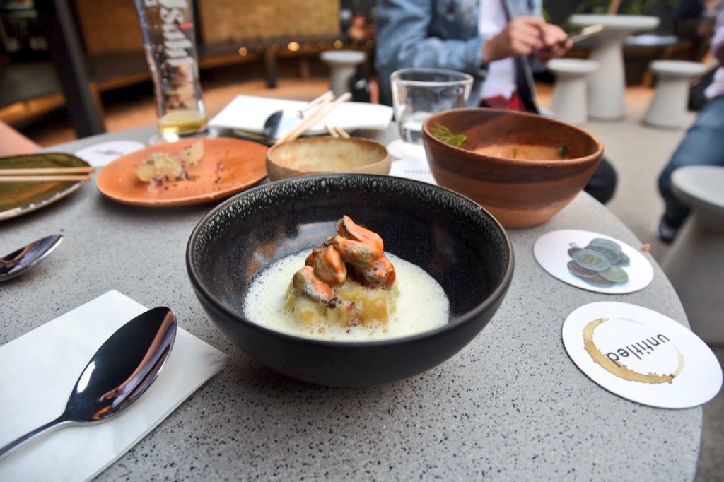 Sampling the wares <a href="/Untitled_bar/">Untitled Restaurant & Bar</a>’s new <a href="/asahibeer_jp/">アサヒビール ASAHIBEER</a> Moon Garden. Gorgeously balanced cocktails and tasty Japanese food on a hidden terrace off of Kingsland Road. #bar #dalston #tonyconigliaro #japaensefood #beergarden #cocktails