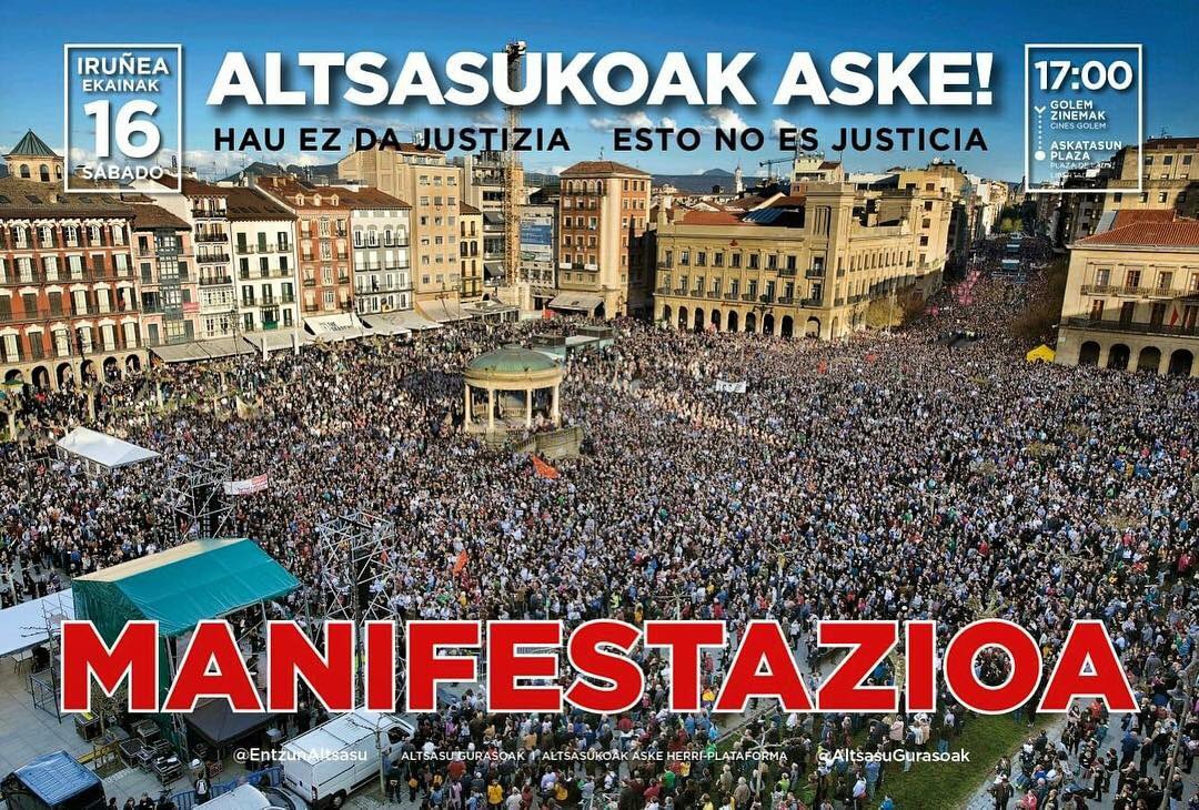 jaloniker's tweet photo. Iruñera joateko 🚎 autobusa #Erandio.tik!

🗓Ekainak 16 de junio
⏰17:00 Golem
📍Iruñea
✊🏻MANIFESTAZIOA

#AltsasukoakASKE
#EzDaPosible

@EntzunAltsasu @Altsasugurasoak https://t.co/Rke0JTV9sY