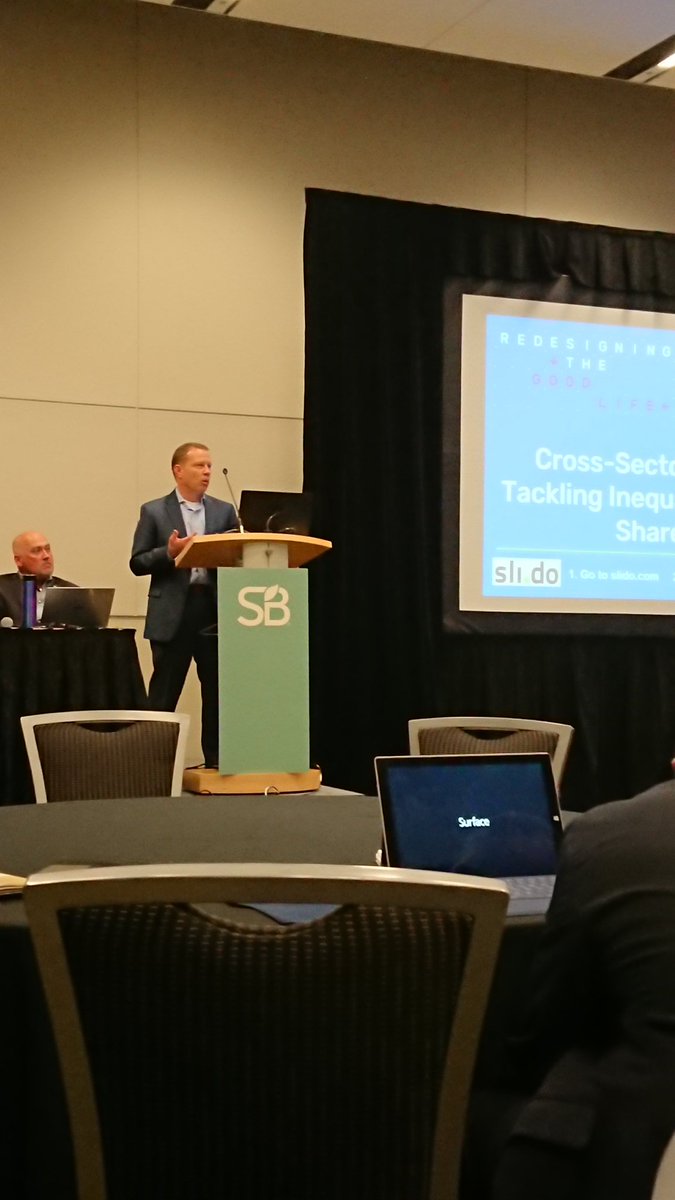 Whit_Mayer's tweet photo. Great tips from @HersheyCompany's @jeffking62 for successful cross-sector partnerships. Have patience, know your objectives, and bring your internal organization along! #SB18Vancouver #ImHershey https://t.co/g9nopbpygX