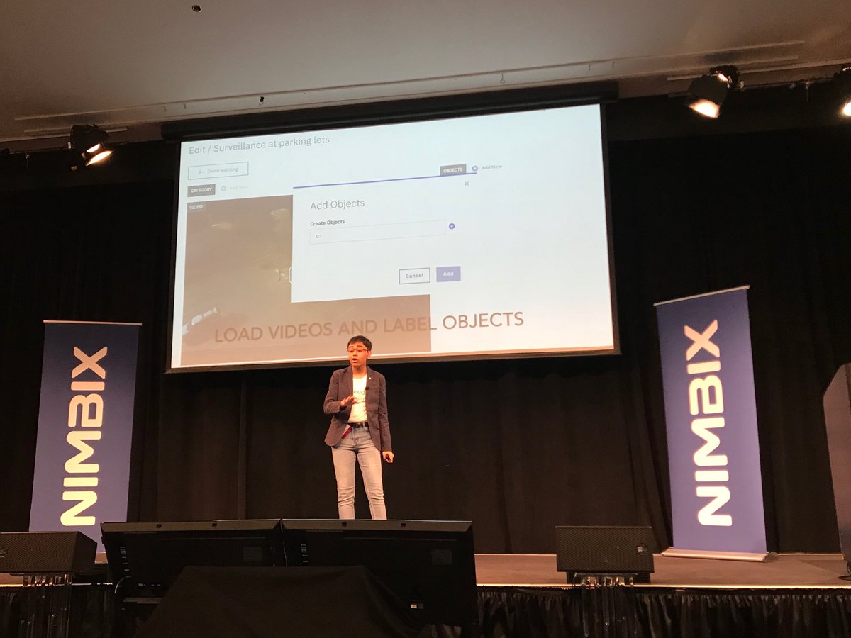 Nimbix's tweet photo. On stage now at the #NimbixHPCCloudSummit is 14-year-old Tanmay Bakshi @TajyMany, here to talk about Using #PowerAI Vision on the @Nimbix #Cloud. https://t.co/Ct5oxK6xJo https://t.co/bd05dLJBHV