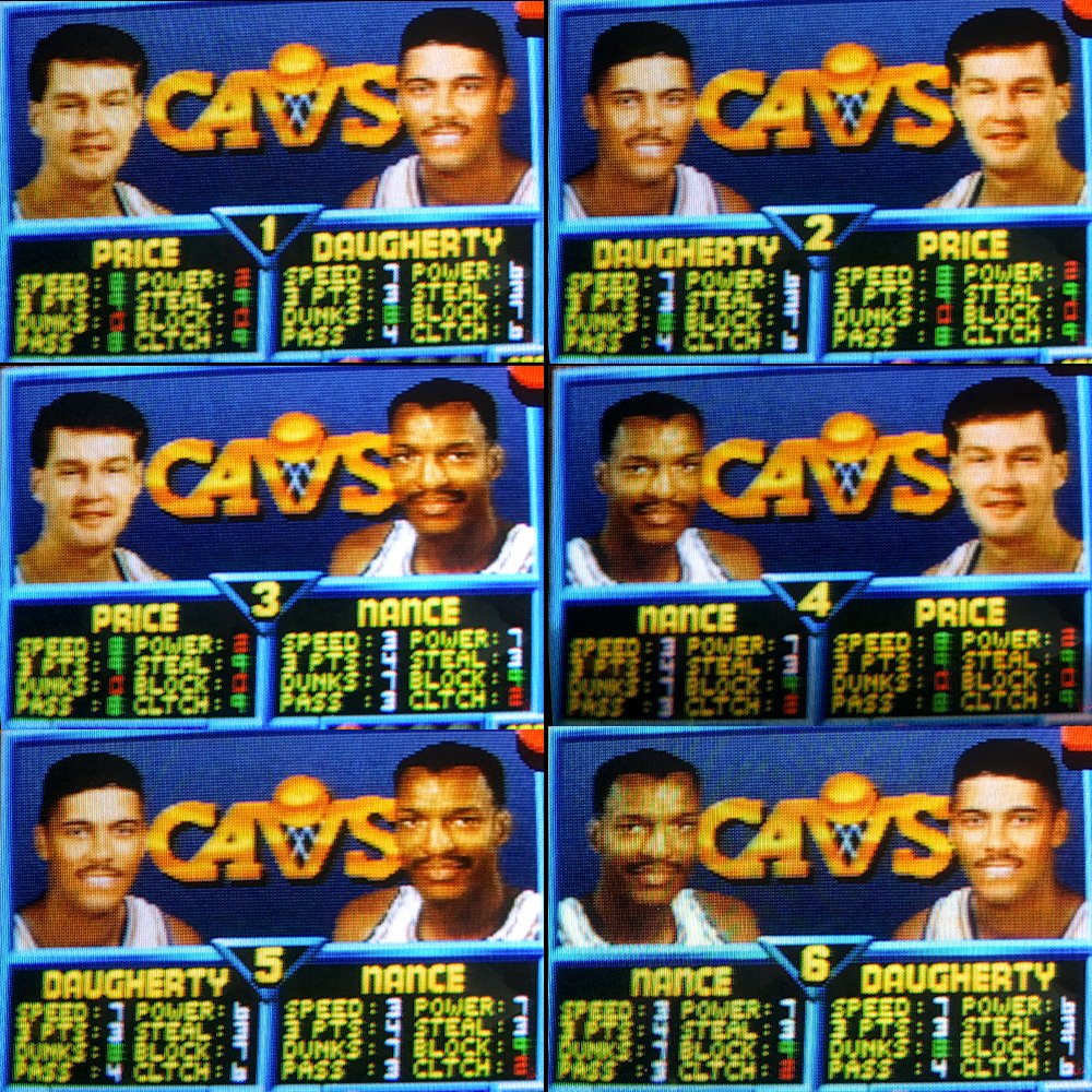 barcade's tweet photo. Tonight = Game 3 of the NBA Finals

Who would you start? 🤔🏀

#NBAFinals #Warriors #Webber #Hardaway #Mullin #Cavs #Daughtery #Price #Nance #NBAJam #NBA #Cleveland #GoldenState #Barcade #GSWvsCLE #DubNation https://t.co/4n2eOIK7ja