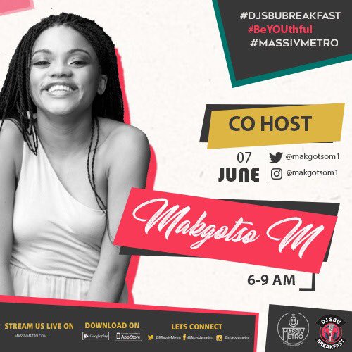 kryptodjs's tweet photo. @MakgotsoM1 is not a stranger to our screens. She has appeared on our favorite local soppies such as @MuvhangoSA and @IsidingoSABC3 as well as the so popular @Mzansimagic drama #Isithunzi. #BeYOUthfull #MassivMetro #Metro https://t.co/2qoyg9xgEm