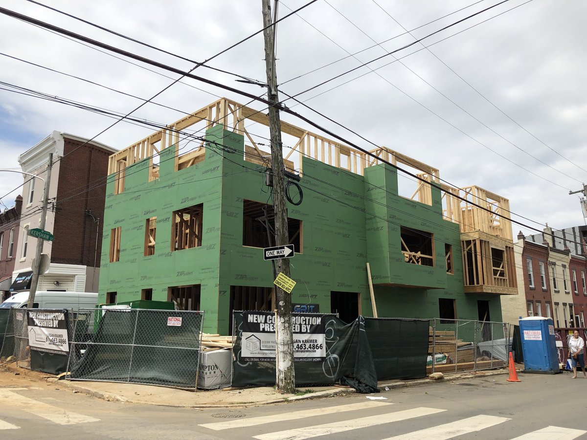 DesignProDev's tweet photo. Third floor walls up and we're ready to finish framing by the end of the week!
•••
#designprodev #phillyrealestate #realestate #homes #philly #philadelphia #phillyconstruction #construction #invest #investors #clients #newconstruction #phillyhomes #buildphl #phillyre https://t.co/1GndnoAFvT