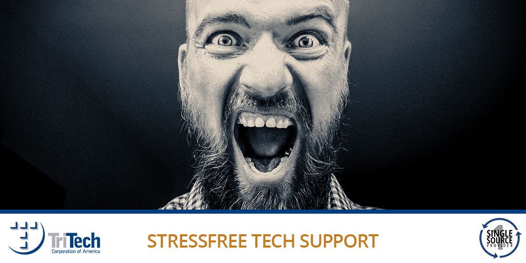 tritechcoa's tweet image. Tech problems making you scream? Try TriTech&apos;s Stressfree Tech Support. Front to back, we make it easy for you.