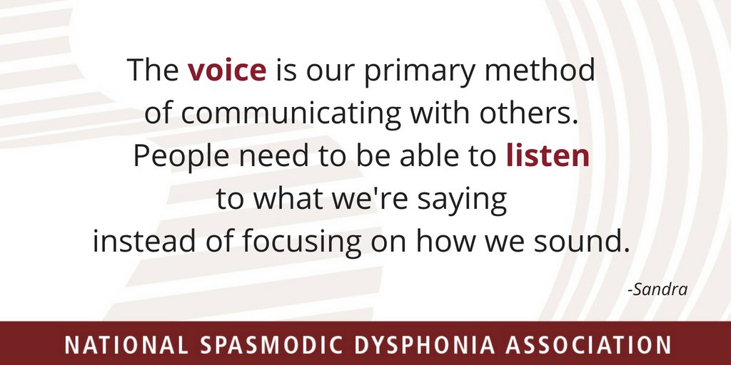 dysphonia_intl's tweet photo. Have any words of wisdom? Share with us by commenting below. #wednesdaywisdom #spasmodicdysphonia #vocaldisorder #voice https://t.co/YxtL2x94z5