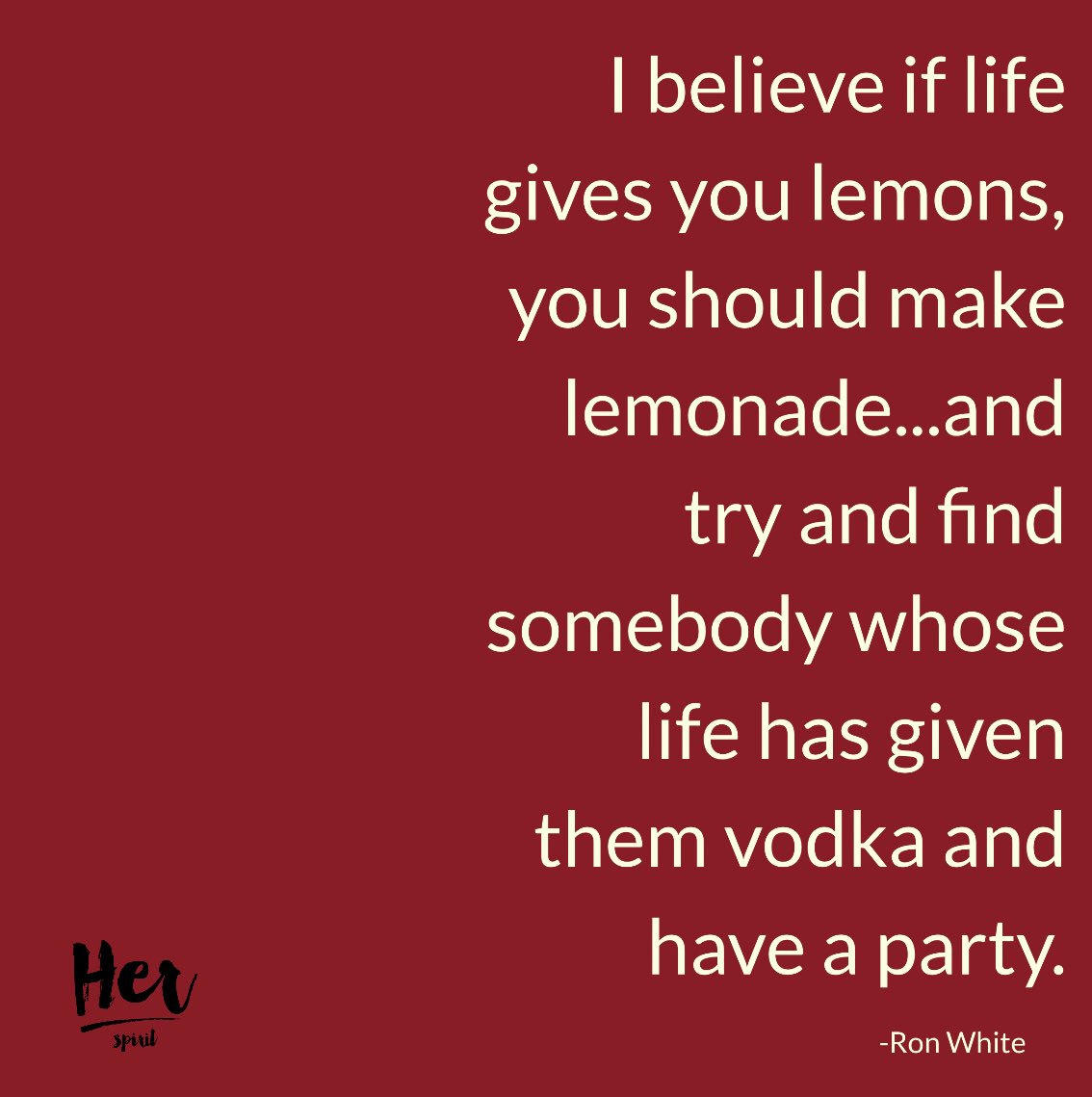 HerSpiritVodka's tweet photo. Whoโs with me?! #vodka #vodkalemonades #itsaparty #giveback #halfbacktoher https://t.co/8pyNMzd6Sx