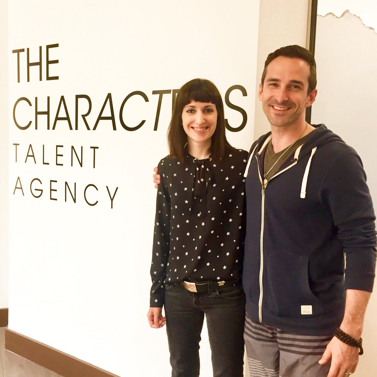 TheMichaelDenis's tweet photo. I’m very stoked to follow Esther to #thecharacterstalentagency Congrats Esther!! Moving on up. Oh yeah, and congrats to me as well💥🎥😎 https://t.co/nABciEzZsT
