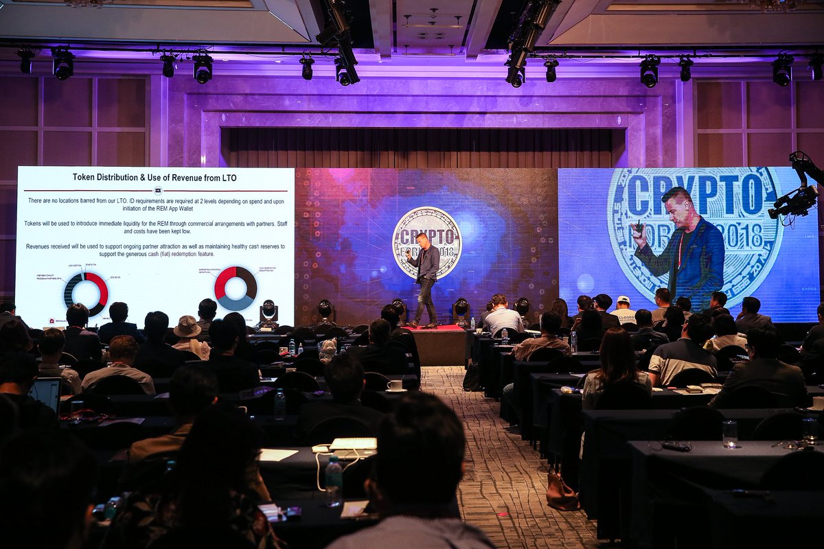 DConferenceIO's tweet photo. Zdravko Loborec, the Founder of REM Loyalty, speaking at Crypto Forum for Hotcoins! https://t.co/cEfZBdFUL3