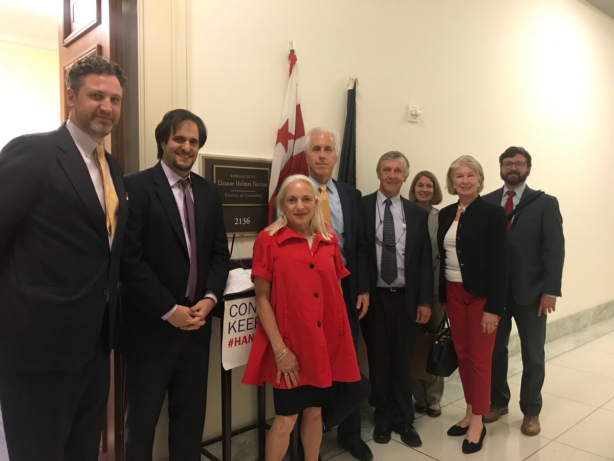 Thank you <a href="/EleanorNorton/">Eleanor #DCStatehood Holmes Norton</a> for being such a champion for #VoicesForNature #advocacyday2018 @Nature_DCMDVA