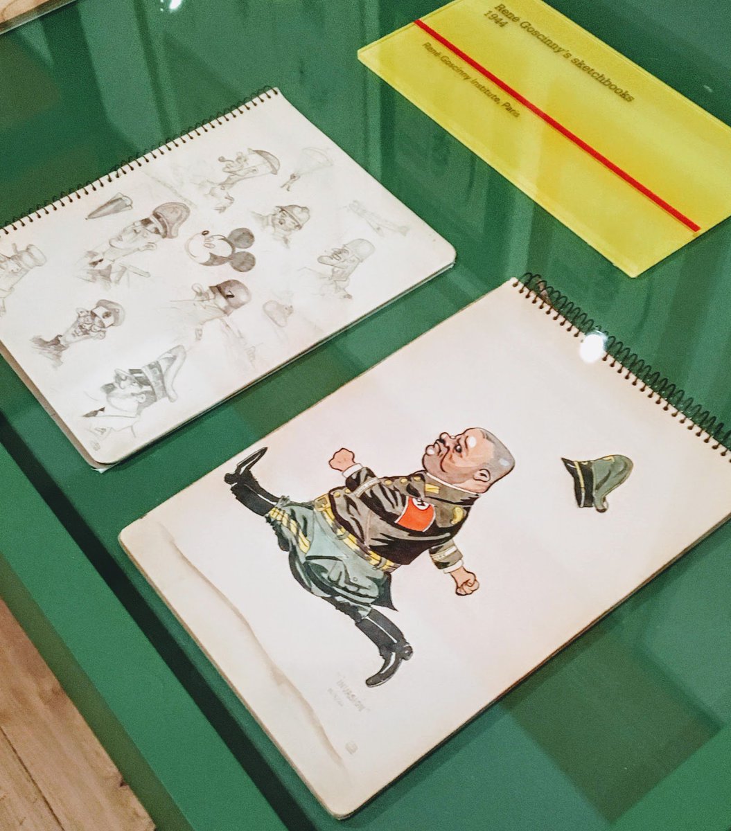 Goscinny's sketches of Nazis