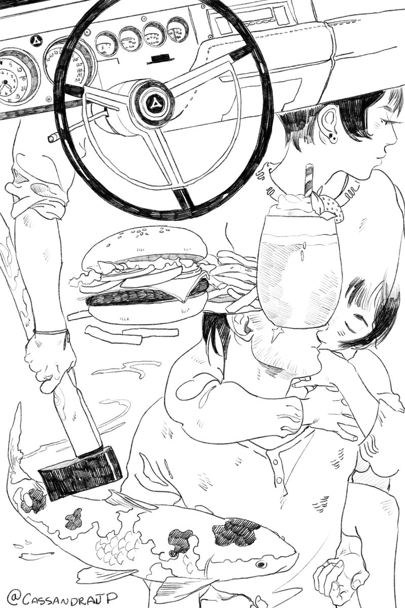 Masahiro and Naoki page! @Mosskat and i are talking about doing a sketchbook zine 