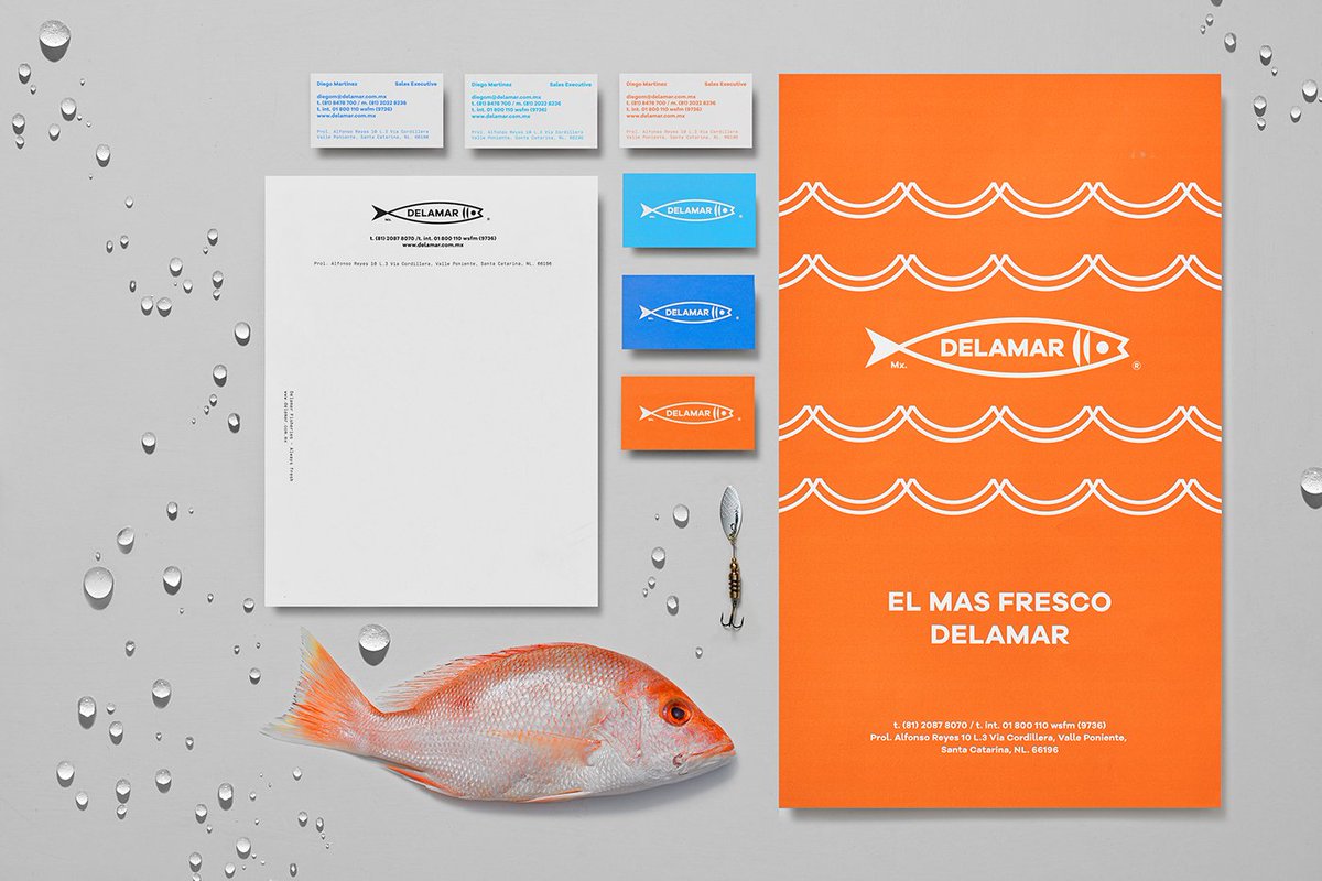ParametroStudio's tweet photo. Delamar is a Mexican company specialised in working with the best fish on the market. Full case study @behance https://t.co/gy2X3rZgnc https://t.co/5fQnMetRNi