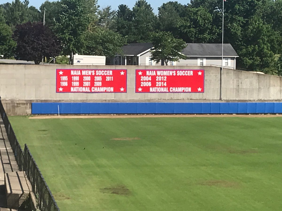 Noticed the new banners in the soccer stadium on my run today...straight 🔥!!!! @LWCAthletics
