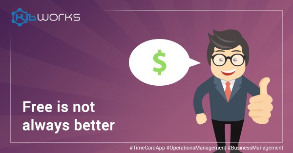 HubWorksApp's tweet image. What&apos;s the Difference Between a Free #TimeCardApp and a Paid One? See why free time card apps may hurt your business rather than help. #OperationsManagement #BusinessManagement
hubworks.com/whats-the-diff…