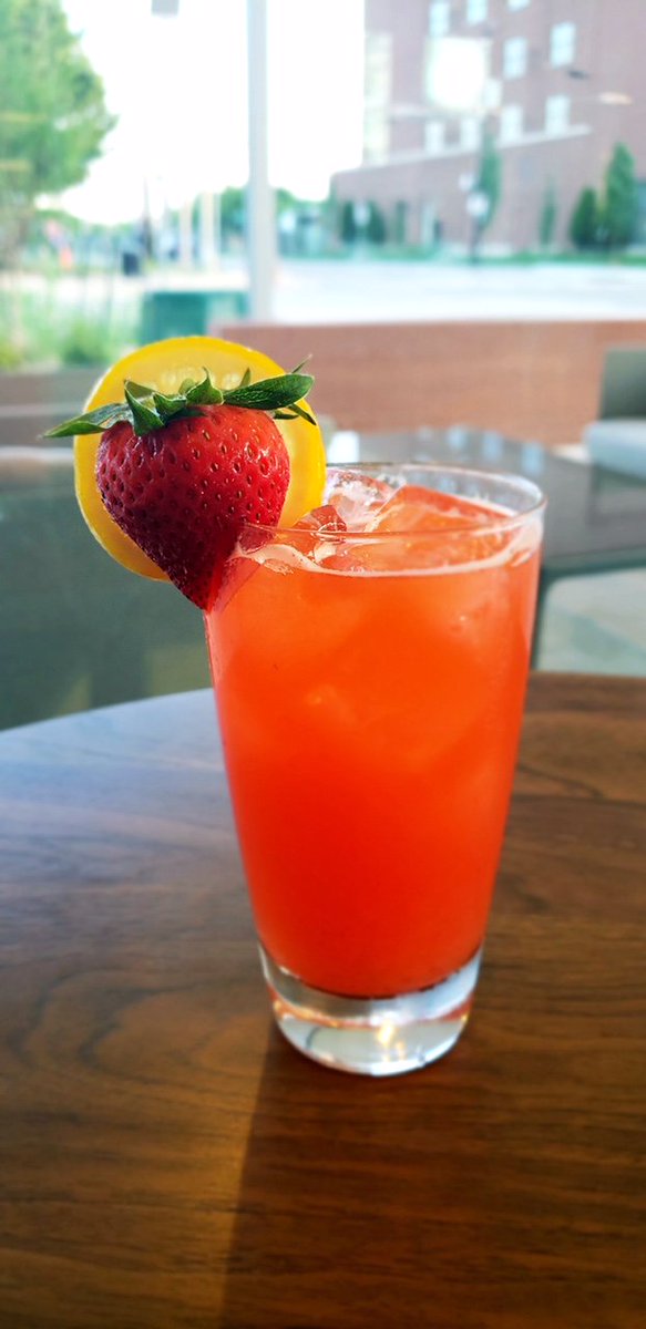 Start your weekend early with our #HappyHour from 5 - 7:30. This week's drink special is the AC Strawberry Lemonade. Oh, $5 tapas too 🙌🏽