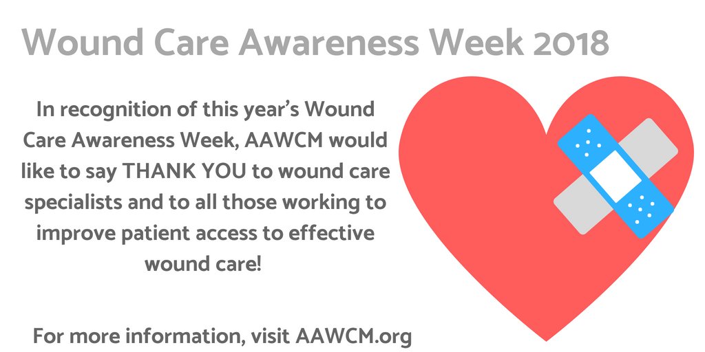 WoundCareAssoc's tweet photo. #WoundCareAwarenessWeek #ThankYou #wounds #woundcare #AwarenessWeek #wound #AAWCM #diabetes #diabetic #HBOT #nurses #doctors #patients #checkyourfeet #nonhealing #chronicwounds #healthcare https://t.co/oBfg0g2KQa