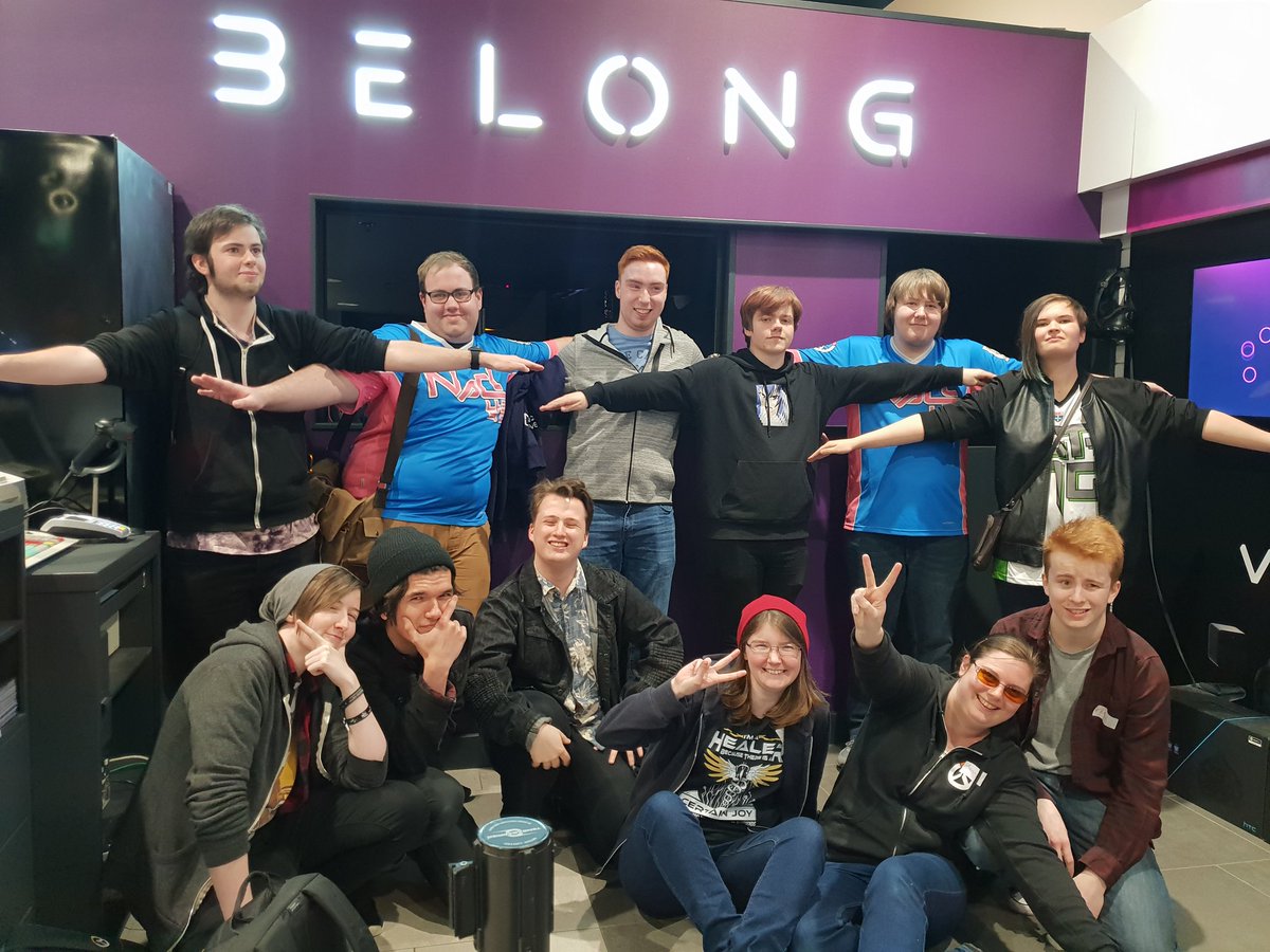 BelongGateshead's tweet photo. After several rounds of fierce competition, we have our Championship and Challenger #ArenaClash teams for @PlayOverwatch! In the back from @NewcastleGaming, we have our Championship team, and in the front, a team formed of our mightiest heroes for the Challenger league! 🎉👊 https://t.co/cGNK8ZbaUK