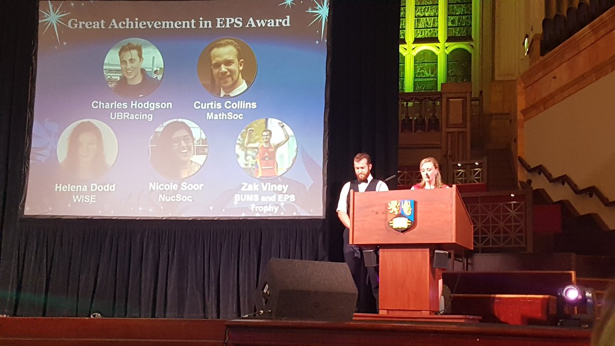 Great to see this guy again @markhipwell1990 and so happy he joins us in celebrating 2 amazing students! Well done Helena and Curtis. #epsawards <a href="/eps_unibham/">College of Engineering & Physical Sciences</a>  <a href="/unibirmingham/">Uni of Birmingham</a>