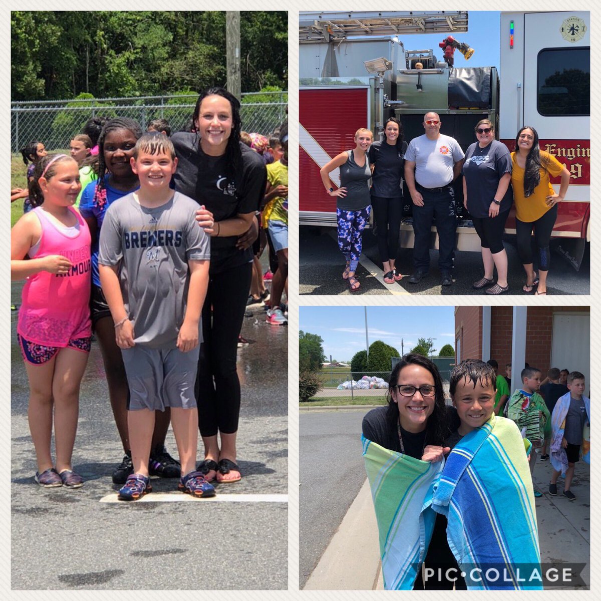 katelynlustig's tweet photo. This afternoon 3rd grade celebrated all of their successes from the year with a spray down from the Bakers Volunteer Fire and Rescue Department! #happyendofyear #readyfor4thgrade βοΈ https://t.co/epNPmaOLG3