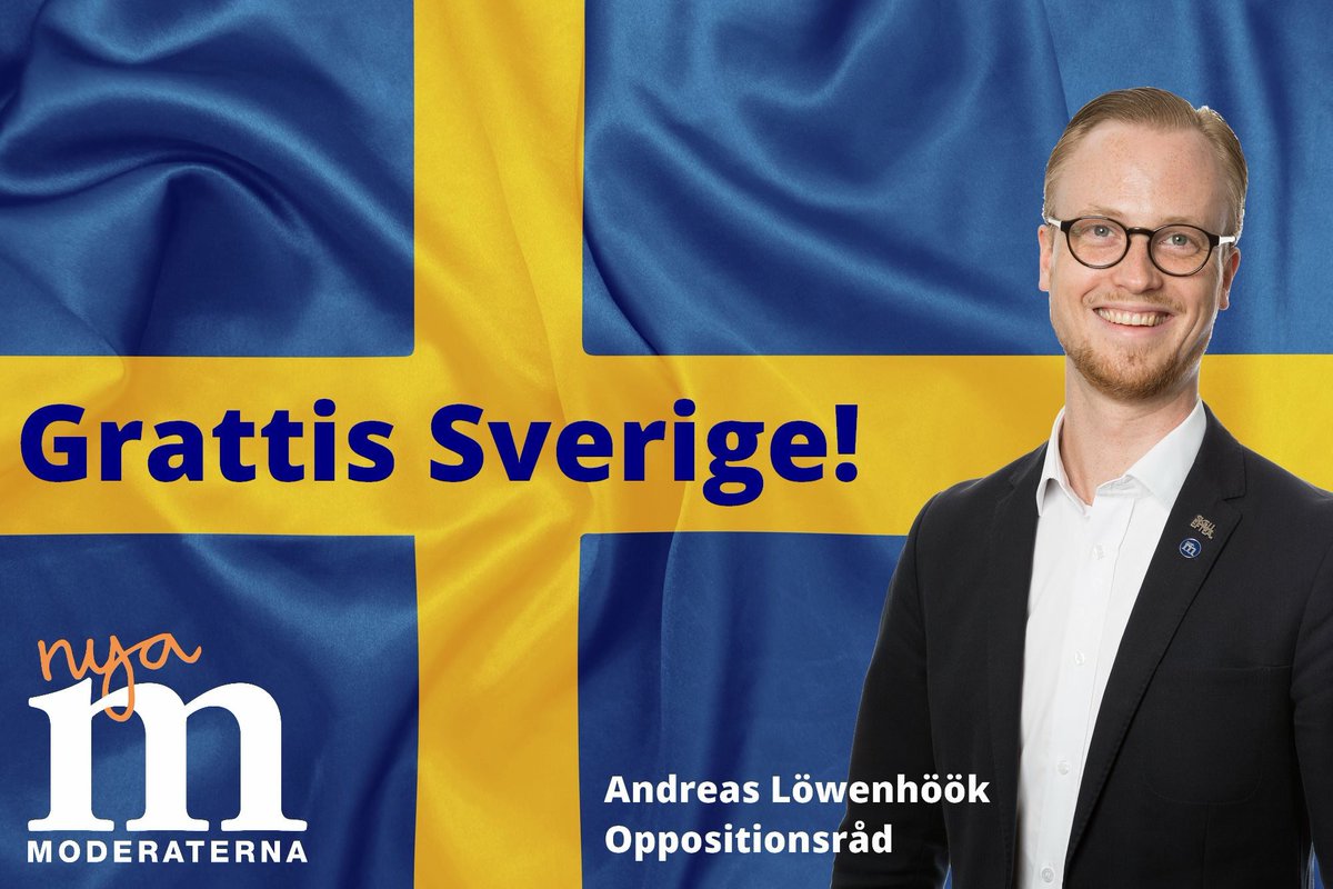 mskelleftea's tweet photo. Idag har vi firat Sveriges nationaldag. Vi har många skäl att fira Sverige. Det finns mycket som är bra i vårt land som är värt att värna och vårda, som vi ska vara stolta över.

Grattis Sverige! Moderaterna i Skellefteå önskar alla en fortsatt fin nationaldag! 🇸🇪 https://t.co/prxwIEaFOq