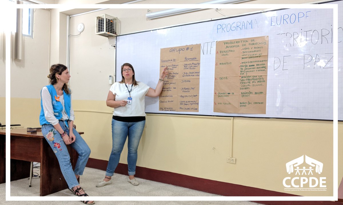 CcpdEsmeraldas's tweet photo. Hoy se realizó la mesa cantonal de protección de niñez y adolescencia con @unicefecuador, @CN_Igualdad, @ACNURamericas, @CcpdEsmeraldas, #Cainaf y @HIAS_ECUADOR. Próximamente se formará a funcionarios o mentores de #Unicef sobre protección de derechos, Código de la Niñez y más. https://t.co/NYCfCsllQe
