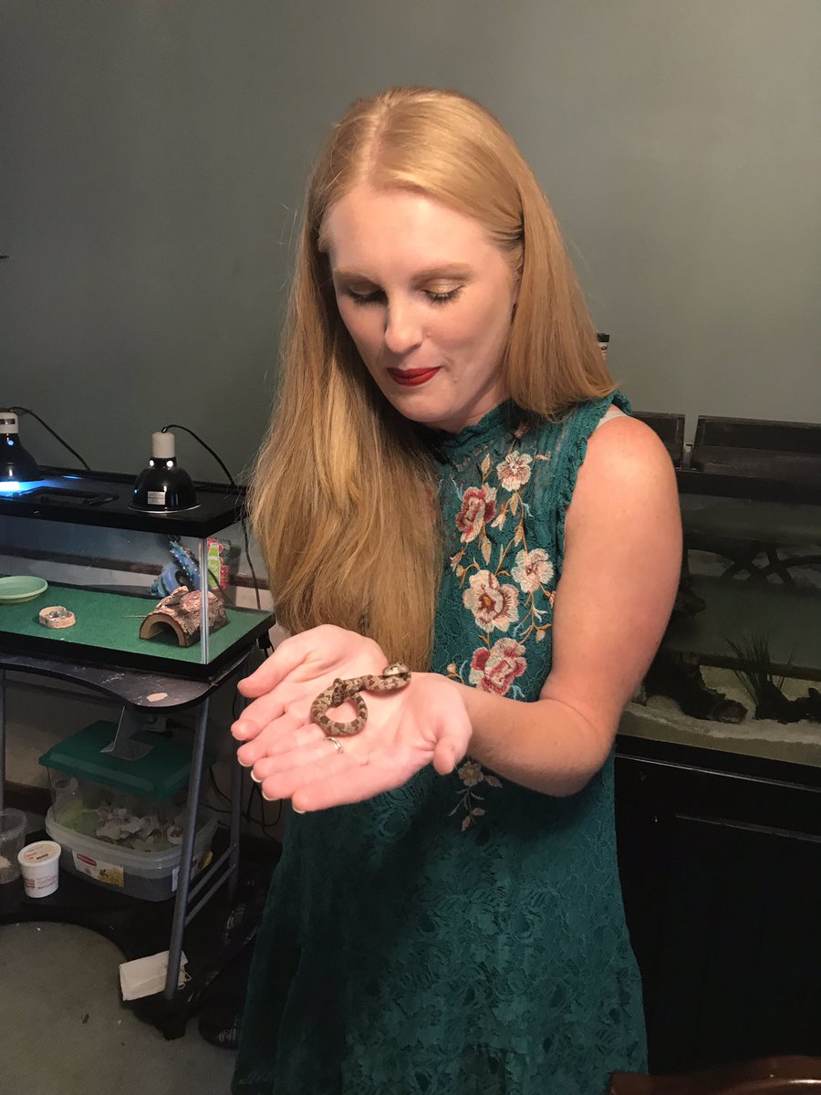 Cunningham_JL's tweet photo. This is for @PMurphyWWL ... they could smell my fear #afraidofsnakes #conquermyfear #icandothis #itwasntthatbad #iwasntbreathing #WWL #2headedsnake https://t.co/of9itm5iwz