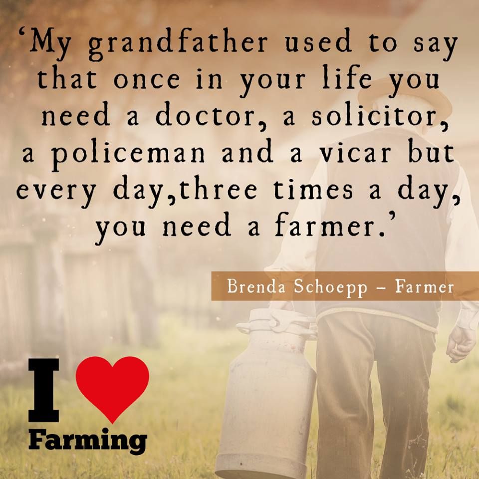 We are so thankful to all Farmers... 👨‍🌾👩‍🌾🚜  This is so, so true... Retweet if you agree! 
#FarmLife #Farm365 #Calving18 #TeamDairy #ThankYouFarmers