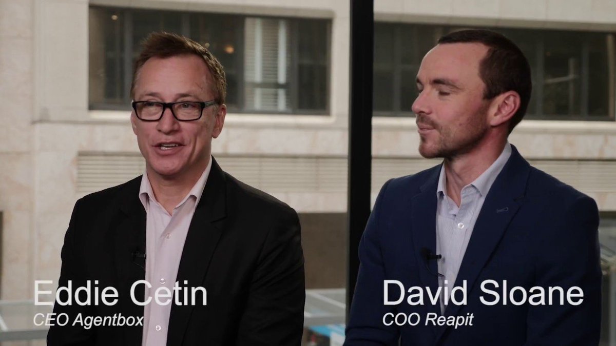 Reapit_AU's tweet photo. Our COO, David Sloane and Eddie Cetin from Agentbox talk about our new real estate technology partnership https://t.co/AyWZCC2a4j @AgentboxAU https://t.co/Bh2f3eCWx3