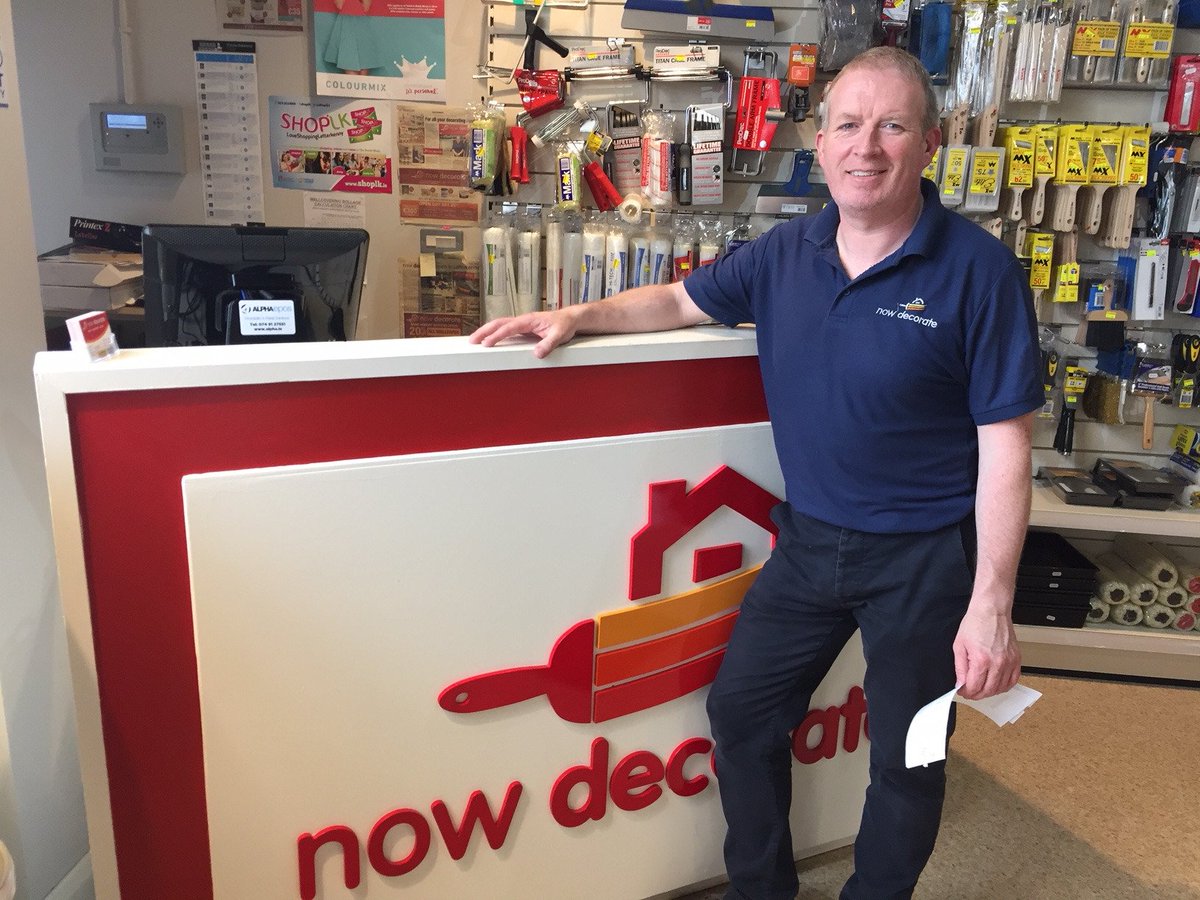 AlphaEPOS's tweet photo. Glad to help Gary from Now Decorate in #Letterkenny to implement a new #EPOS system to manage stock, customer accounts, loyalty, gift vouchers, credit notes and many more features. #AlphaEPOS #Donegal #Retail #nowdecorate https://t.co/gjhuuzeULg