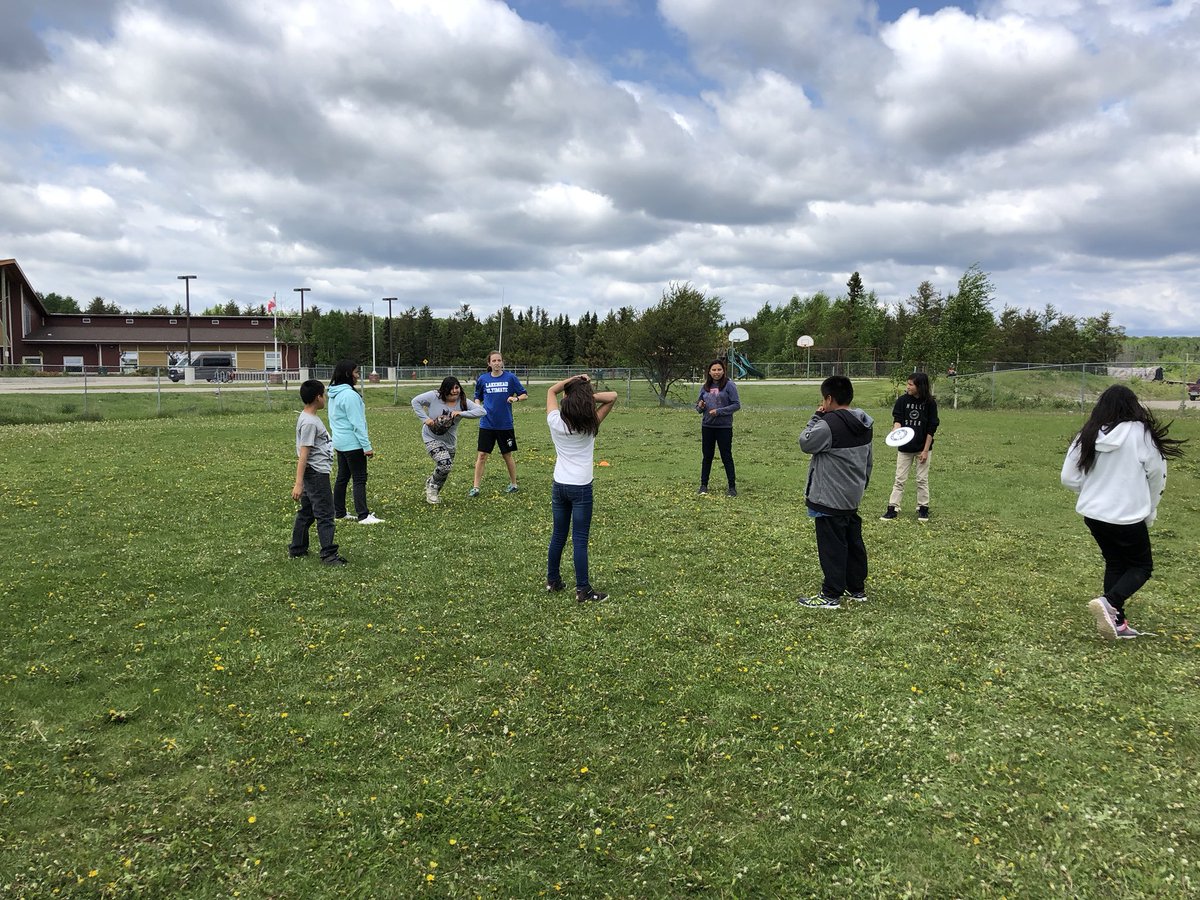 A big thanks to Nicole and the <a href="/CancerCare_ON/">Cancer Care Ontario - now Ontario Health</a> as well Lac Seul First Nation and the kids we coached with <a href="/Reachupulti/">ReachUp</a> today. We avoided the rain, battled the wind, and had a day full of fun.