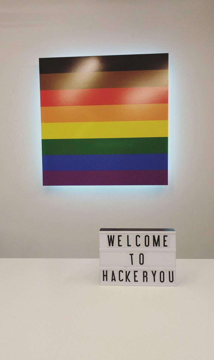 leahmccormickio's tweet photo. The inclusivity of this place is reason number 585 why it is my favourite place @hackeryou #happypride https://t.co/uIdts5kywl