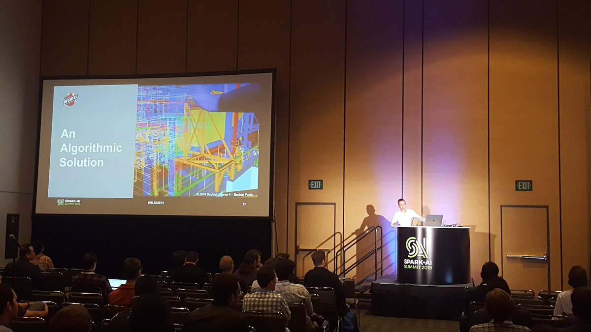 letojj's tweet photo. #SparkAISummit #BechtelDataScience @Bechtel https://t.co/9Om3drtLYJ
