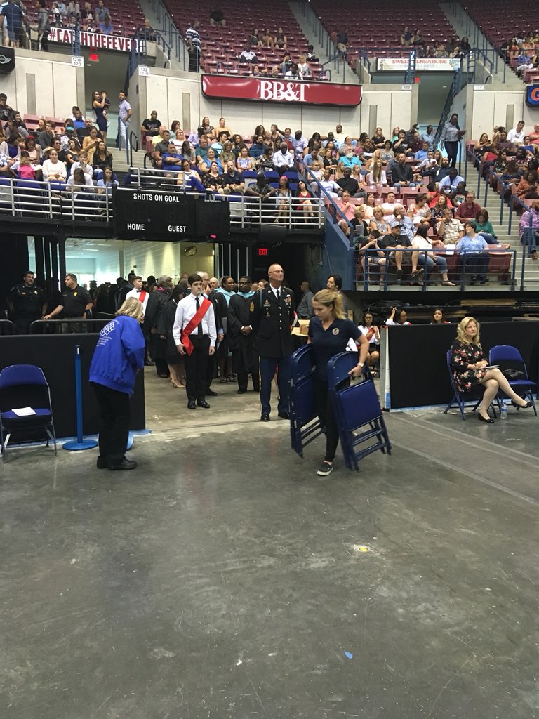 bcsdschools's tweet photo. Final BCSD high school graduation. #bcsdgraditude https://t.co/W6CnlNh4m0
